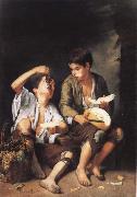 Bartolome Esteban Murillo Grapes and melon eater Germany oil painting artist